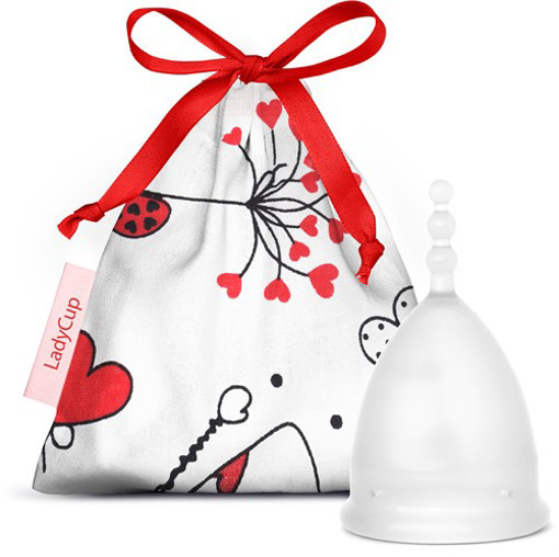 afbeelding van menstruatie cup pure love l