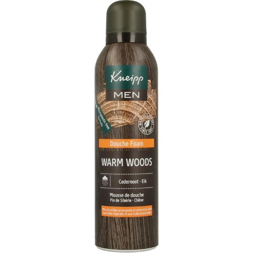 afbeelding van douchefoam warm woods
