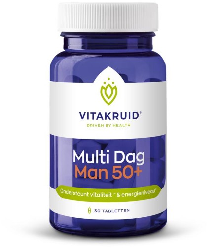 Vitakruid Multi Dag & Nacht Man 50+ 30 tabletten afbeelding