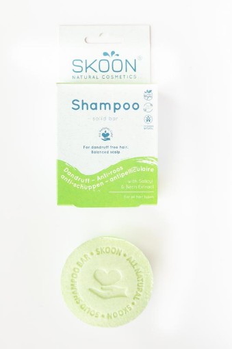afbeelding van solid shampoo anti roos