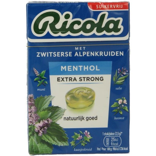 afbeelding van Menthol extra strong suikervrij