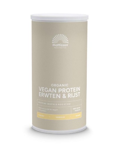 afbeelding van Protein erwten & rijst vanille vegan bio