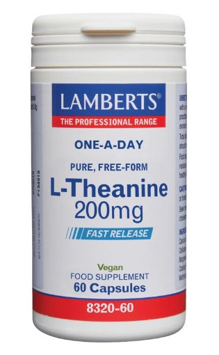 afbeelding van l-theanine 200mg 8320-60