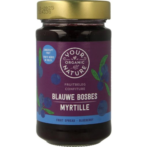 afbeelding van Fruit beleg blauwe bosbes bio