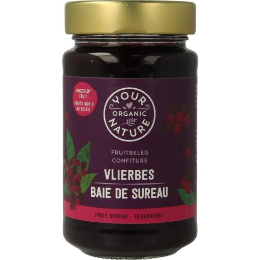 afbeelding van Fruit beleg vlierbes bio