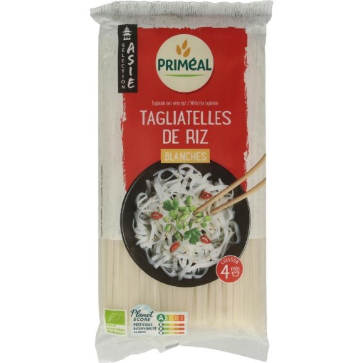 afbeelding van witte rijst tagiatelle bio