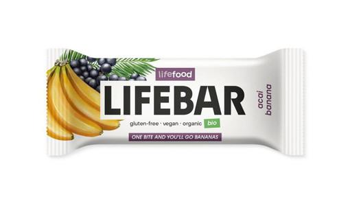 afbeelding van lifebar acai banana bio raw