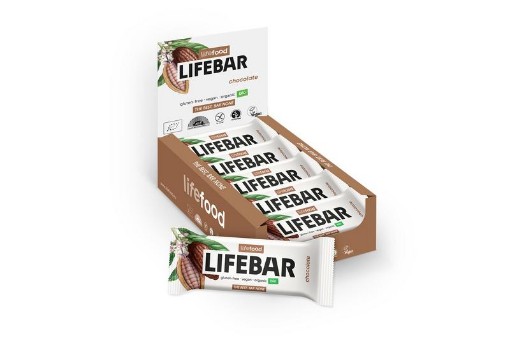 afbeelding van lifebar chocolade bio raw