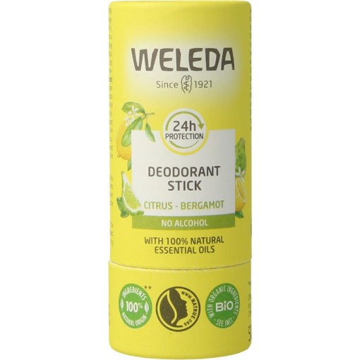afbeelding van Citrus + bergamot 24U deodorant stick