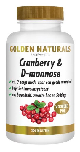 afbeelding van cranberry & d-mannose vegan