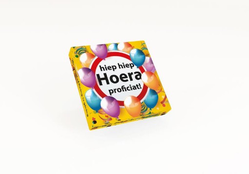 afbeelding van tablet hiep hiep hoera