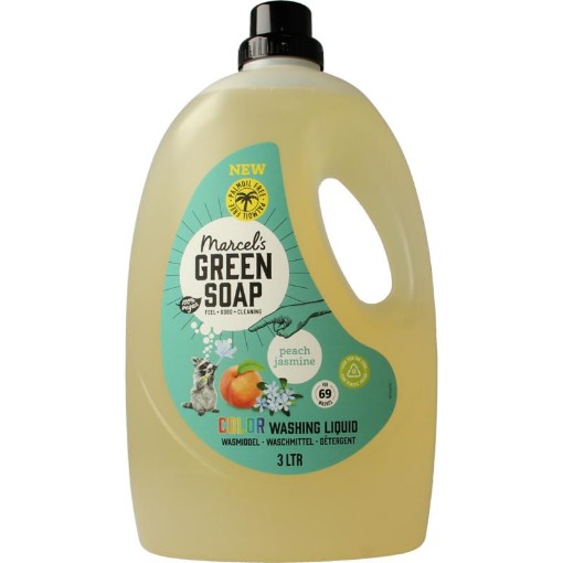 afbeelding van wasmiddel kleur perzik&jasmijn