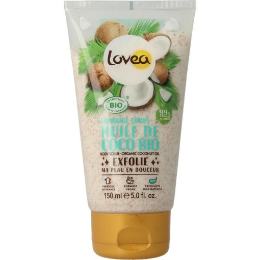 afbeelding van Bodyscrub coconut oil dry skin organic