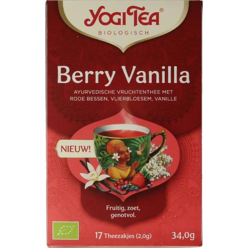 afbeelding van Yogi Tea berry vanilla bio