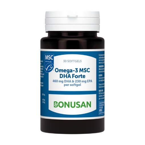 Afbeelding van Omega-3-MSC-DHA-Forte-Bonusan-30-softgels