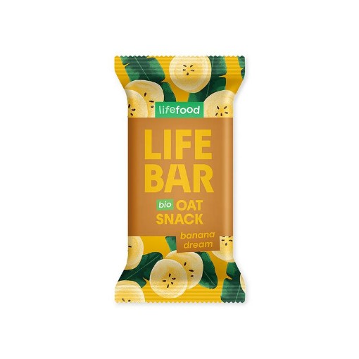 afbeelding van lifebar oatsnack banana dream