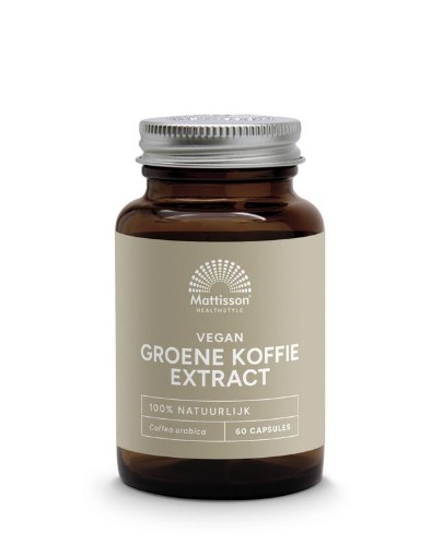afbeelding van groene koffiebonen extr 500mg