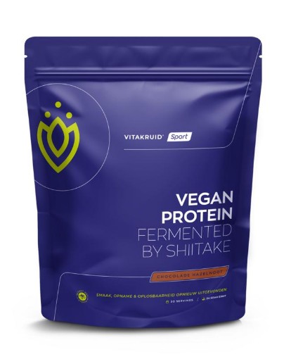 afbeelding van vegan protein chocolade hazeln