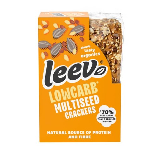 afbeelding van Lowcarb crackers multiseed demeter bio