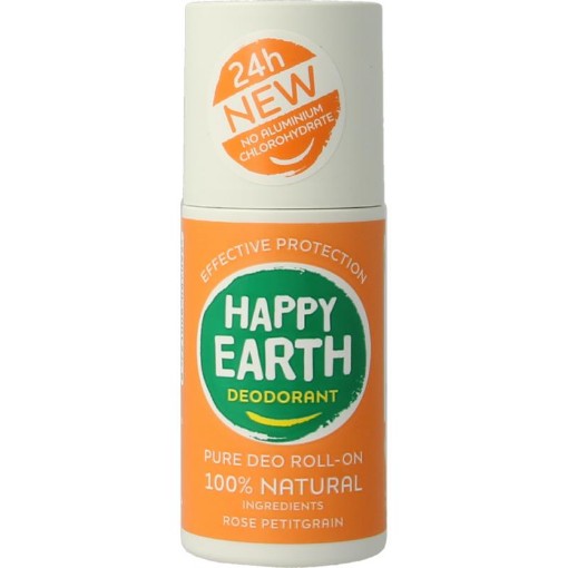 afbeelding van Pure deo roll-on rose petitgrain