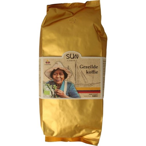 afbeelding van Gezeilde koffiebonen dark roast