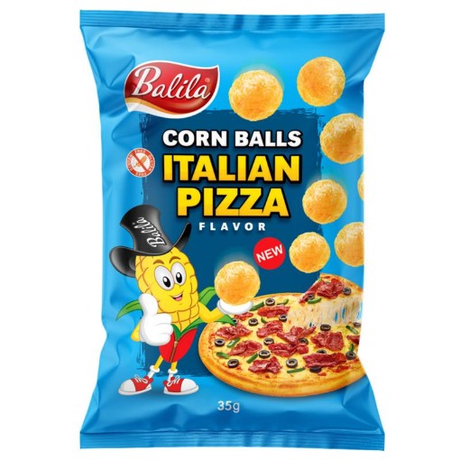 afbeelding van Corn balls Italian pizza