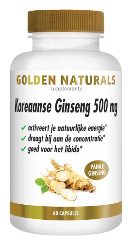 afbeelding van Koreaanse ginseng 500mg