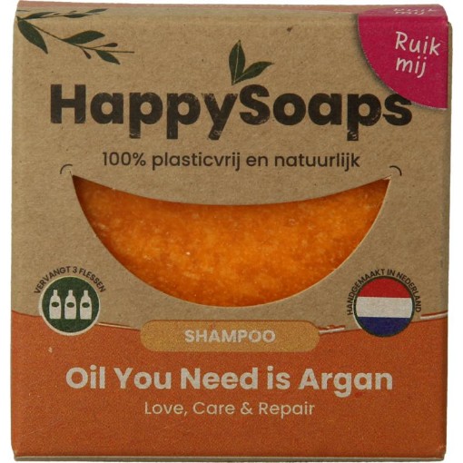 afbeelding van shampoo bar oil you need argan