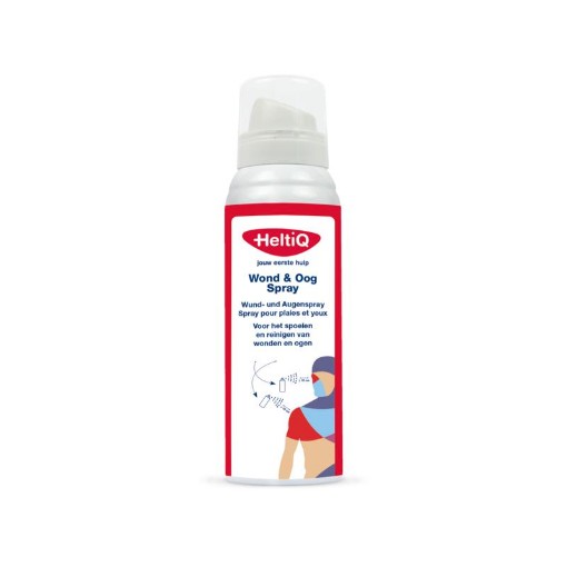 afbeelding van oog en wondspray