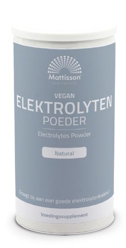 afbeelding van Elektrolyten poeder naturel vegan