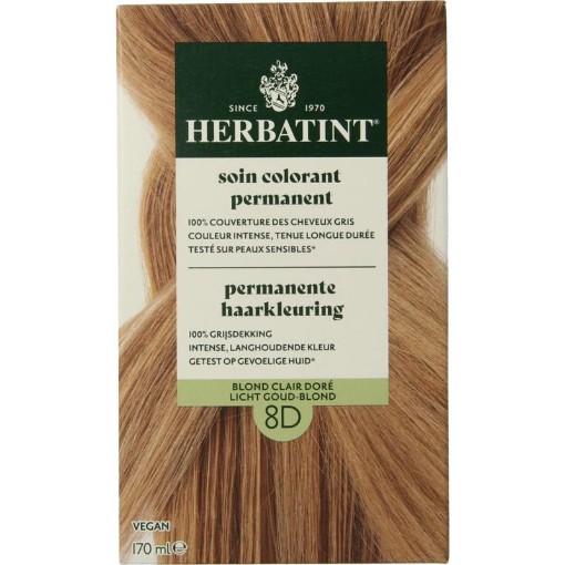 afbeelding van Herbatint 8d l goud blond