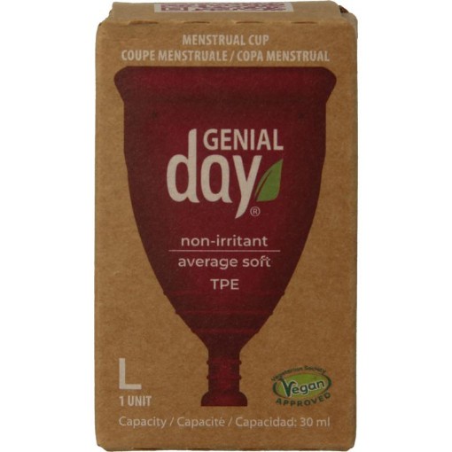 afbeelding van menstruatie cup l