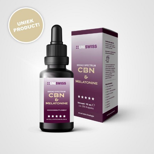 afbeelding van cbn broad spectrum&melatonine