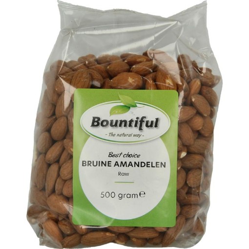 afbeelding van amandelen bruin