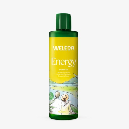 afbeelding van energy douchegel gember bio