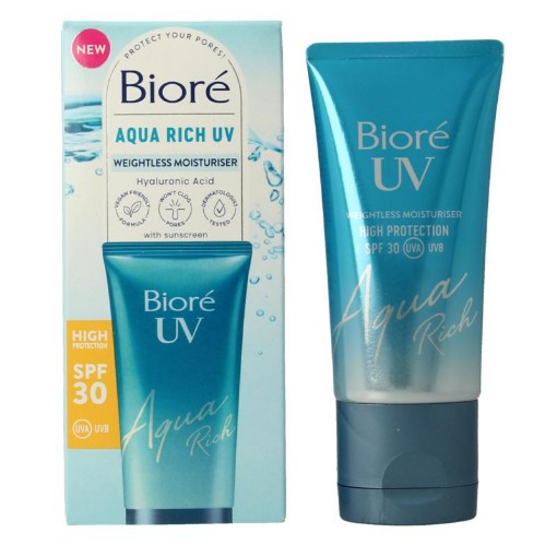 afbeelding van Aqua moisturiser rich weightless SPF30 UV