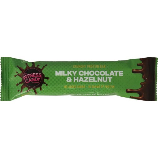 Fitness Candy Milky chocolate & hazelnut 55g