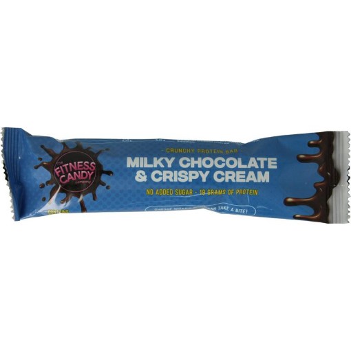 Fitness Candy Milky chocolate & crispy cream 55g