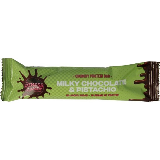 Fitness Candy Milky chocolate & pistachio 55g
