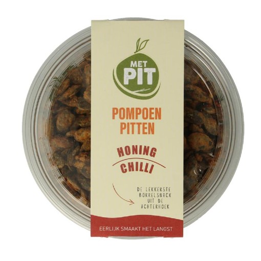 Met Pit Pompoenpitten honing chili 150g