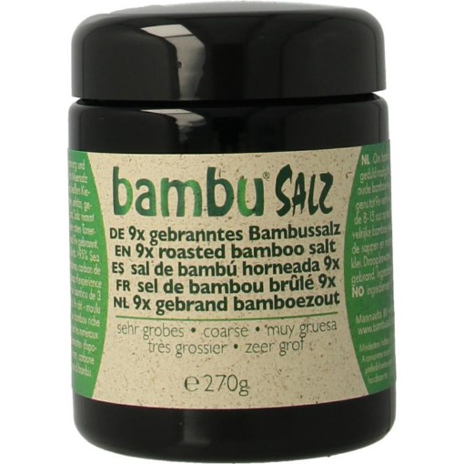 Bambu Salz Bamboezout zeer grof 9x gebrand 270g
