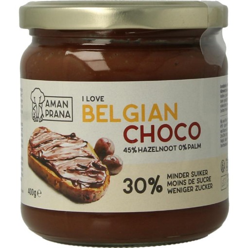 Amanprana I love Belgische choco bio 400g