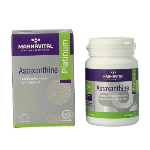 Mannavital astaxanthine platinum 60vc