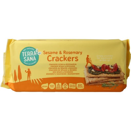 Crackers sesam & rozemarijn