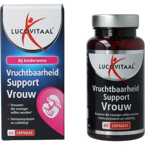 Lucovitaal vruchtbaarheid support vrouw 60ca