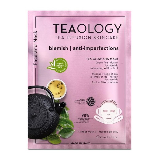 Teaology Tea glow aha mask purifying 1st