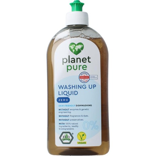 Planet Pure Afwasmiddel 0% zero 500ml