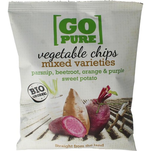 Go Pure chips groente Go Pure bio 90g