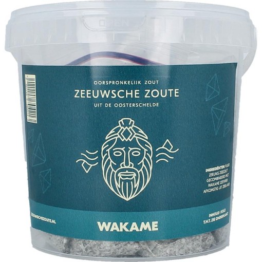Zeeuwsche Zoute Zout met wakame in emmer 1kg