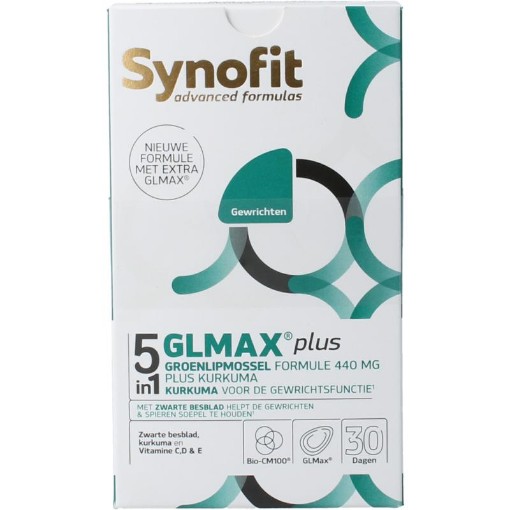 Synofit GLMAX 5-in-1 plus groenlipmossel 120sft